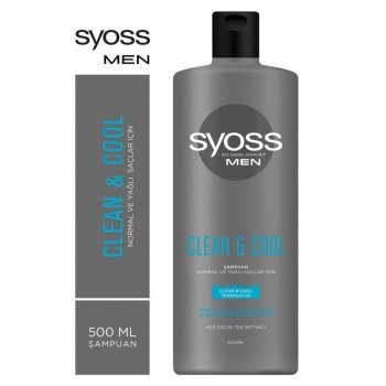 Syoss Men Clean & Cool Mentol Etkili Şampuan ...