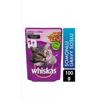Whiskas Kedi Maması Somonlu 100G