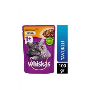 Whiskas Kedi Maması Tavuklu 100G